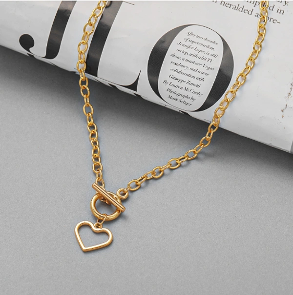 Heart Style Chain - Gold